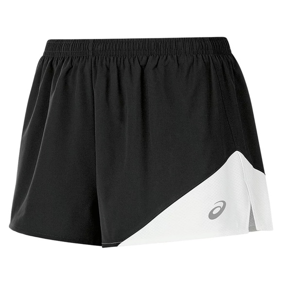 Asics split running shorts size large black and white BNWT - Picture 5 of 7